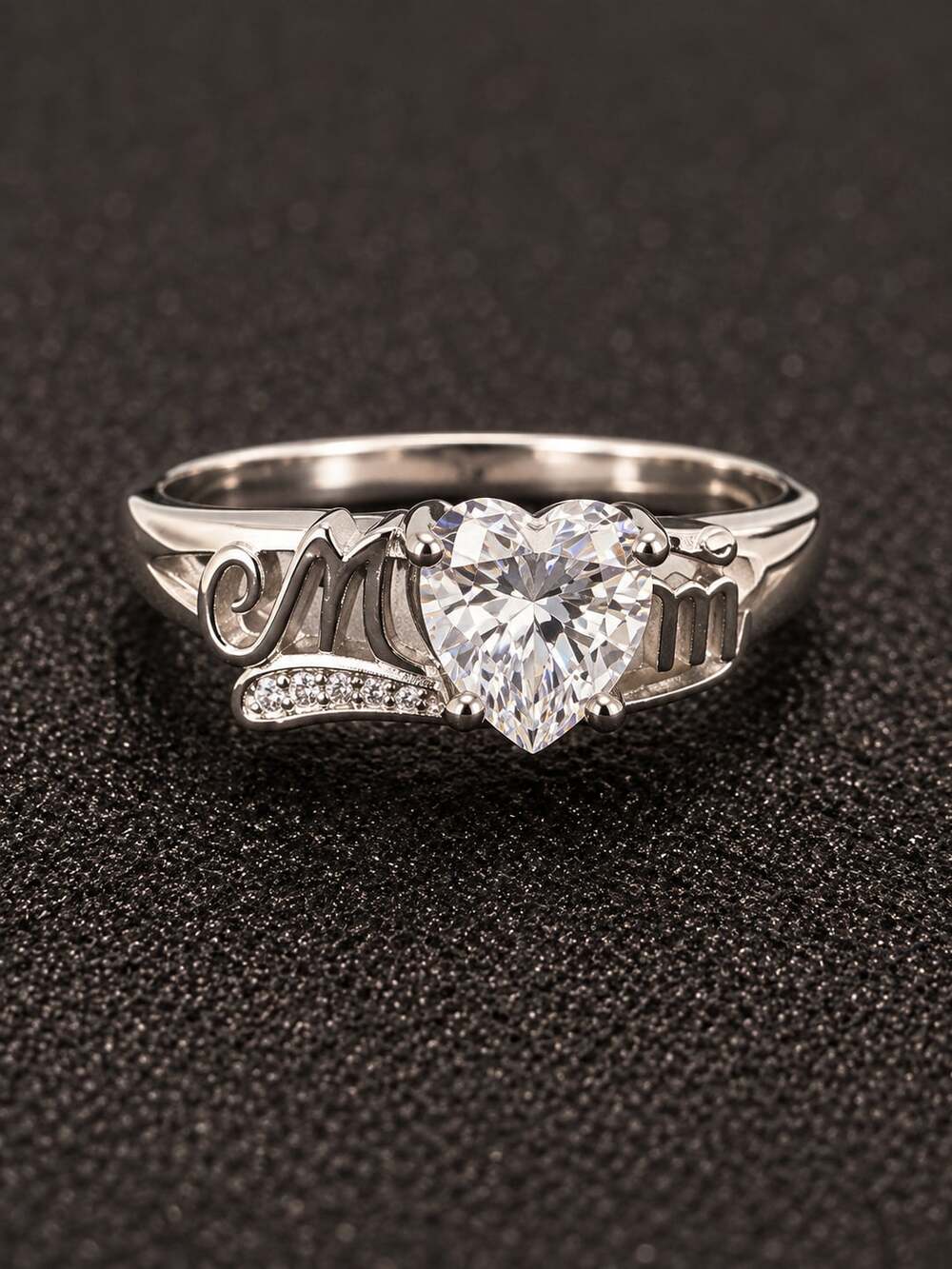 Mom Heart Ring